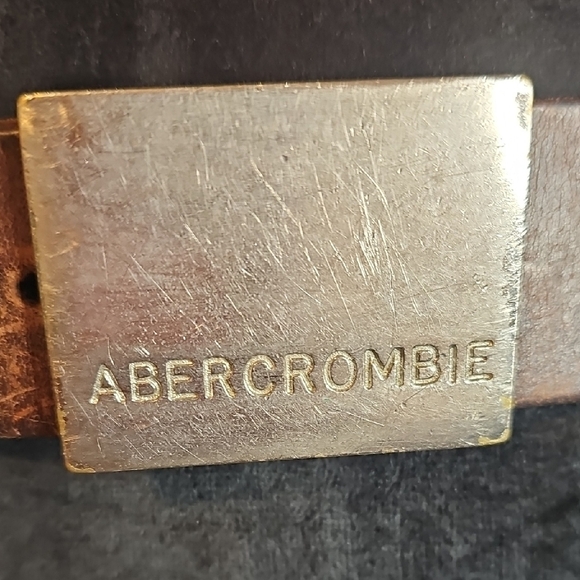 Abercrombie & Fitch Brown Leather Belt - Picture 2 of 12